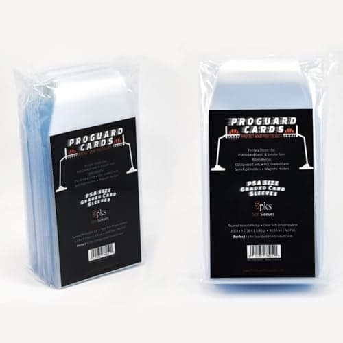 500 PSA Perfect Fit Sleeves Graded Card Sleeves for PSA Slabs More