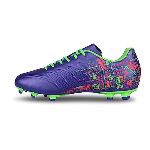 Nivia Purple Football Stud/Football Stud Shoe for Men/Lightweight SHOE/SIZE-03(Purple)