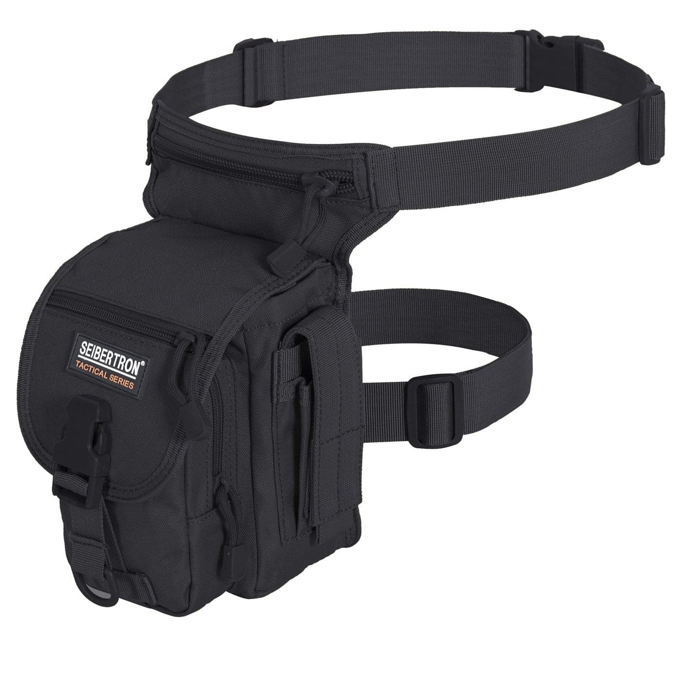 Seibertron Waterproof Tactical Outdoor Hiking Airsoft Utility Leg Bag Black