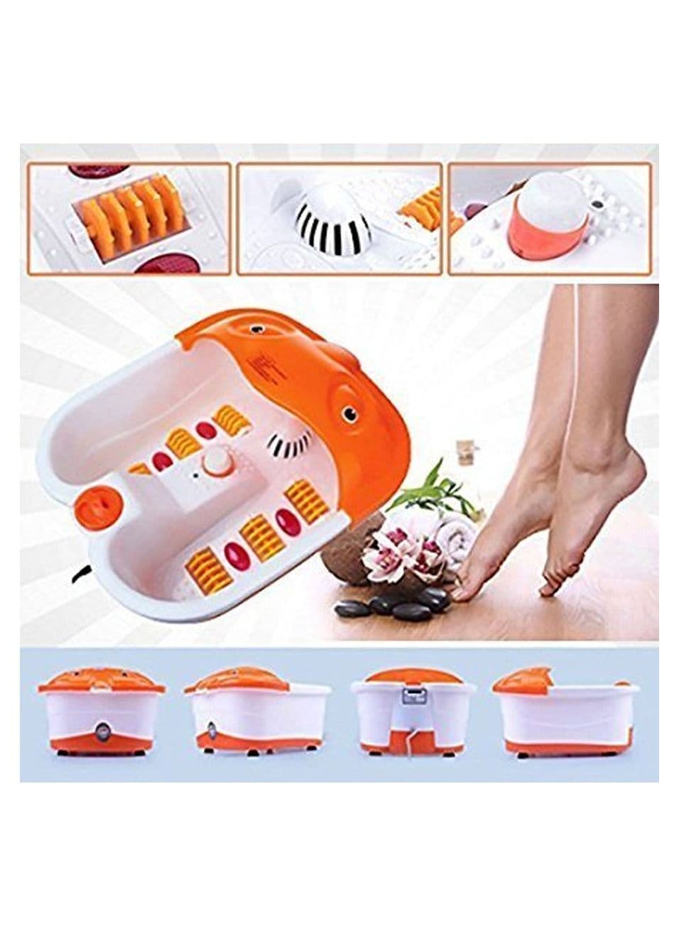 Footbath Massage Electric Foot Spa Basin Foot Care Machine Foot Massage Magnetic Therapy Machine