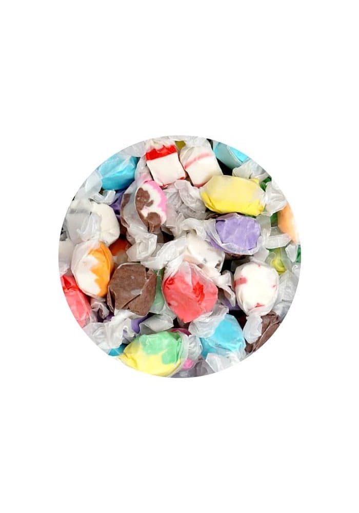 Salt Water Taffy Assorted Mix 1 Pound Bulk Bag 10 Assorted Flavors Individually Wrapped Taffy Candy