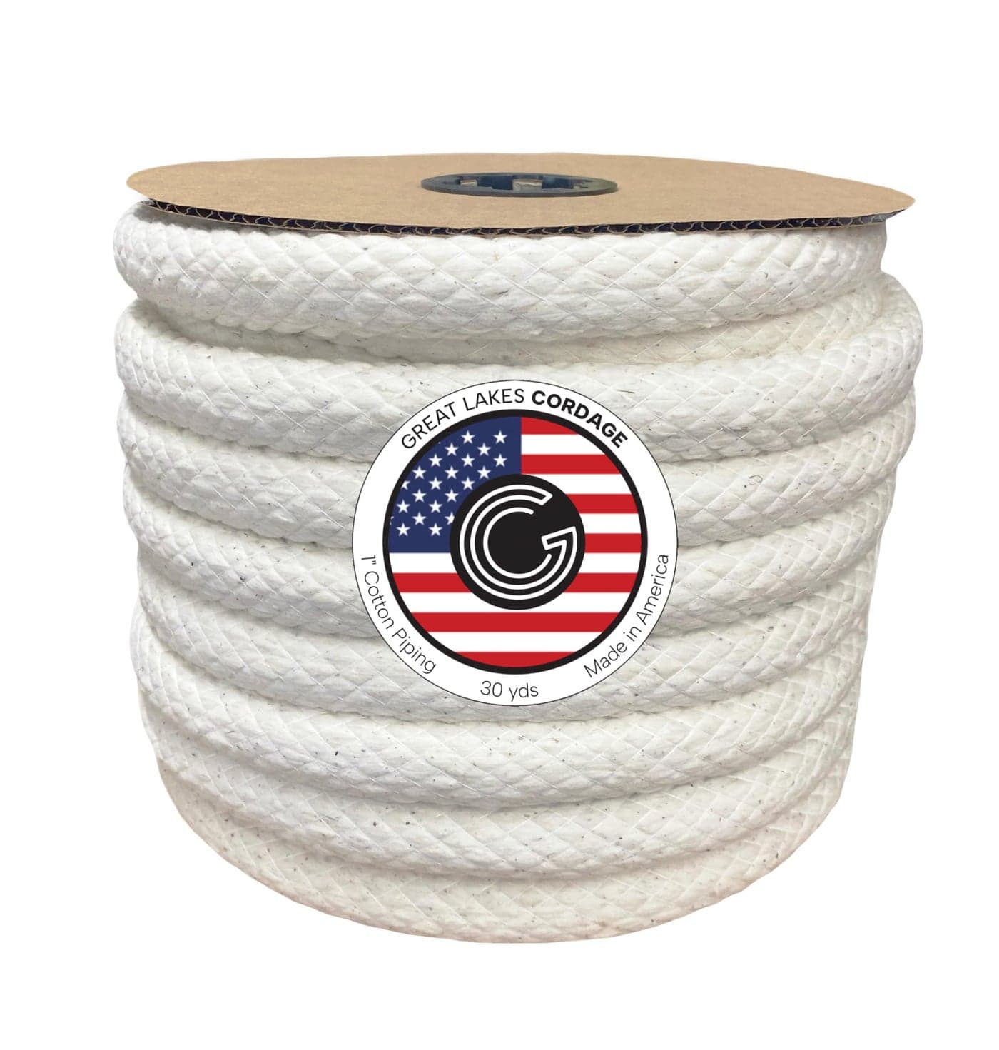 1" Cotton Piping Cord, Size 7 (30 yds)