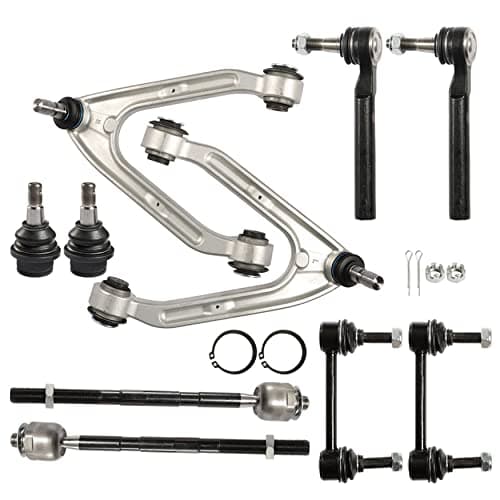 WFLNHB 10Pcs Front Upper and Lower Control Arm Ball Replacement for Hummer H3 2006-2010