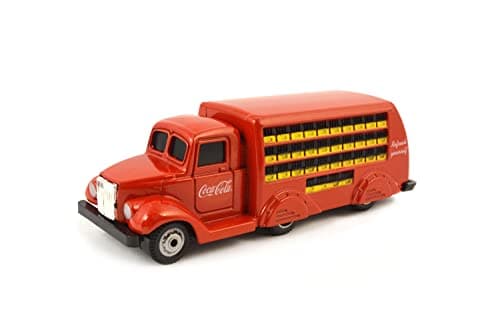 Motor city classics Coca-Cola Diecast Collectible | 1937 Bottle Truck | 1:87 Diecast Scale Model 424132 | Officially Licensed Coca-Cola