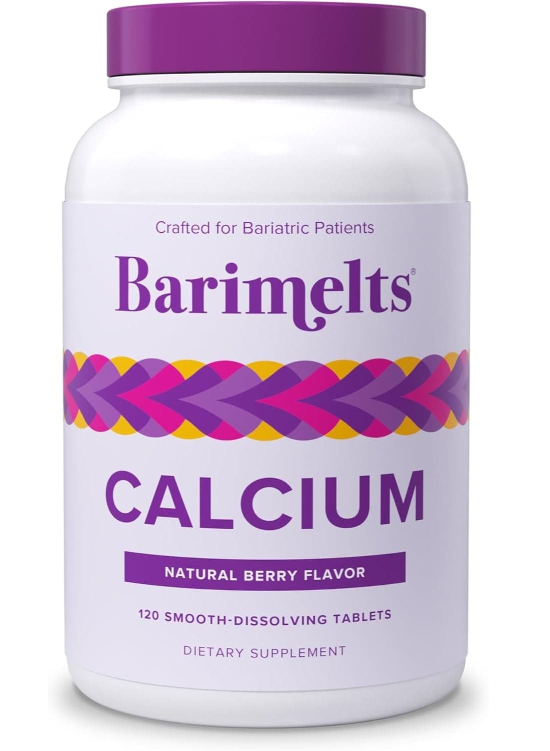 Calcium Citrate, Dissolvable Bariatric Vitamins, Natural Berry Flavor, 120 Fast Melting Tablets