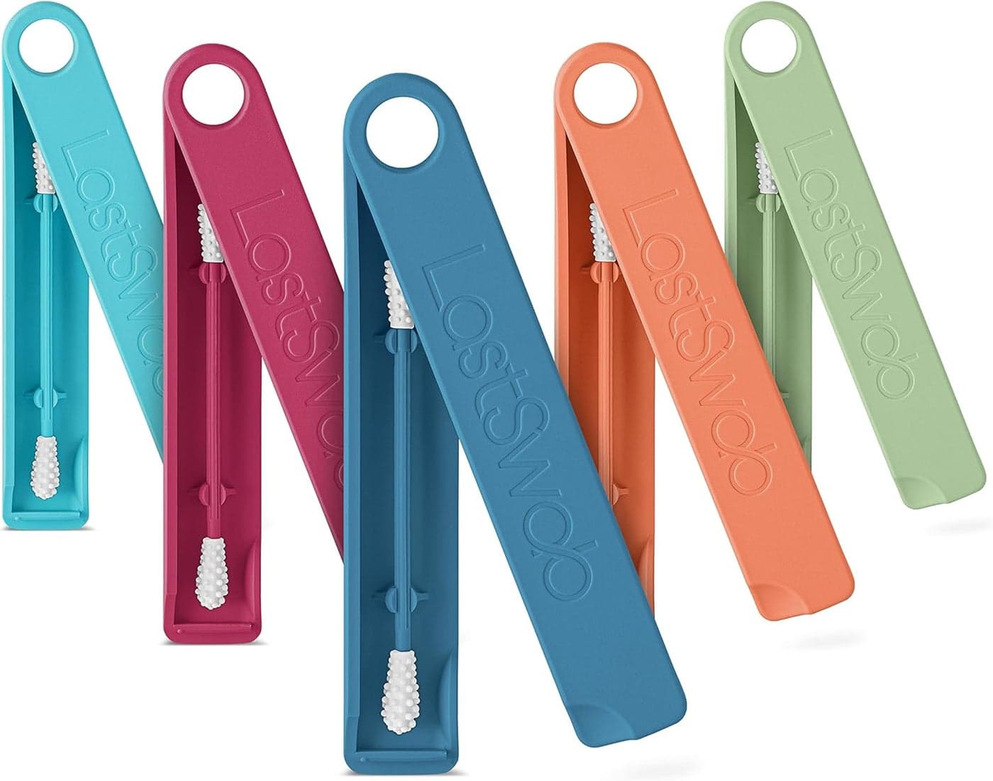 LastSwab Reusable Buds Swabs for Ear Cleaning The Sustainable and Sanitary Alternative to SingleUse Q Tips Zero Waste and Easy to Clean Comes with a Convenient Travel Case Holder