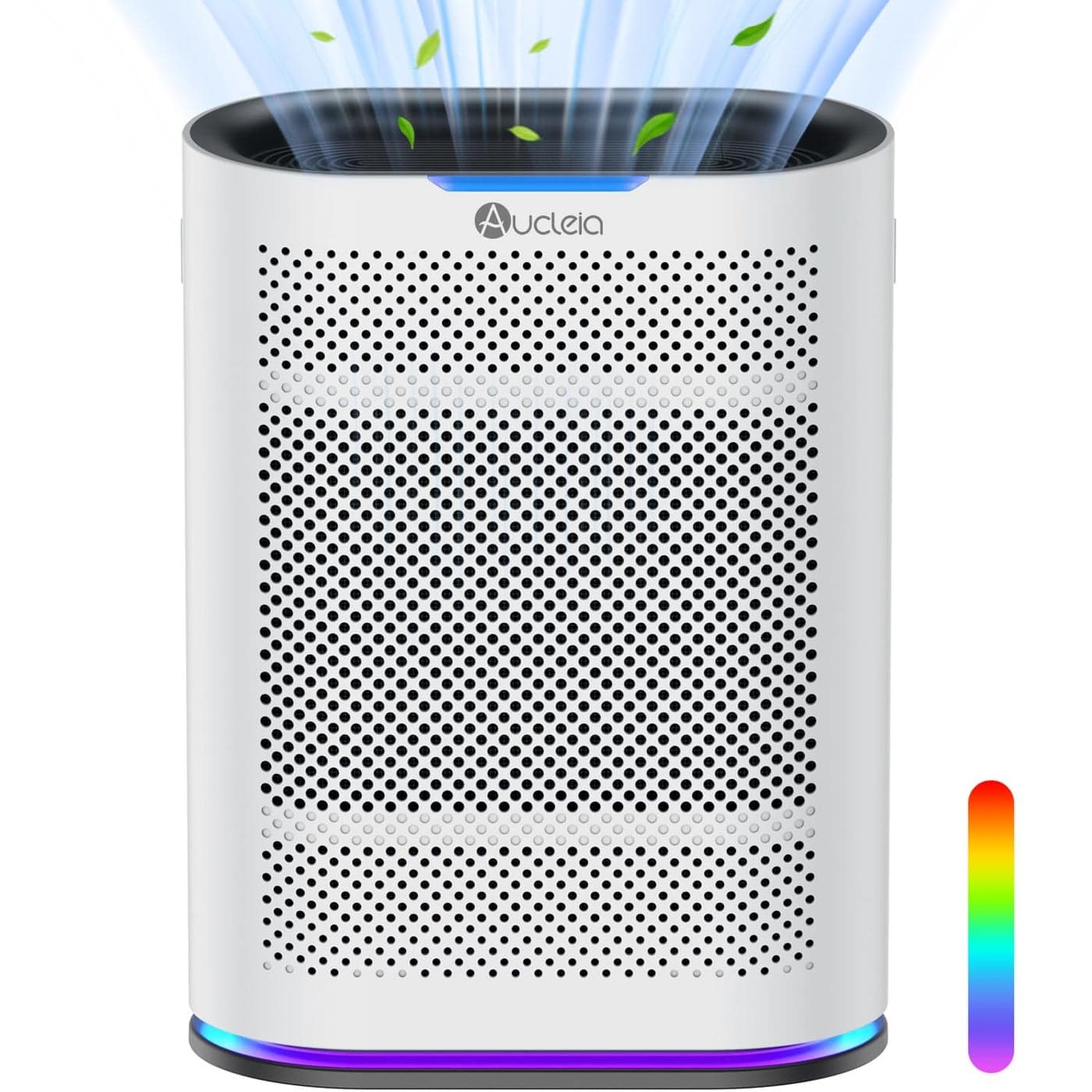 Air Purifiers for Home Large Room Cover 2100 FtHome Air Purifier with Air Quality Monitor AromatherapyAuto H13 Air Purifier Removes Pets Hair Dust Smoke Odorwith 7 Colors LightWhite