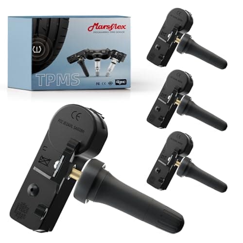 Marsflex TPMS Sensor Fit for Ford Lincoln Mercury, F150 F250/F350 Super Duty Escape Focus Explorer, Tire Pressure Monitoring System OE: DE8T-1A-180-A 9L3Z-1A189-A 315MHZ 4PCS