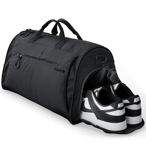 FIGHTR® Sports bag & travel Duffel bag for men and women - with shoe compartment & wet compartment - bag for sports, fitness & travel