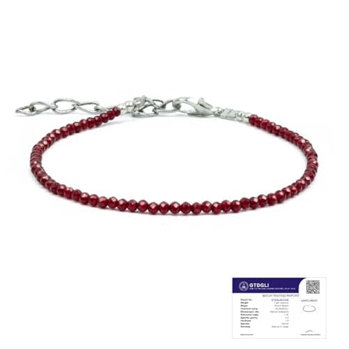Astrotalk Garnet Anklet | Stone of Courage, Protection & Stability | Garnet Anklet for Women | Best Gift for Woman | Spiritual Jewellery for Women | Valentine Gift for Girlfriend