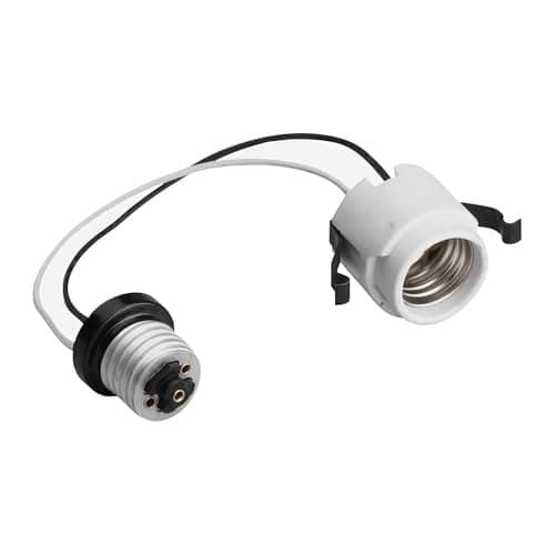 NICOR Lighting Medium/Edison Base Socket String Adapter, 250V Max. (17204)