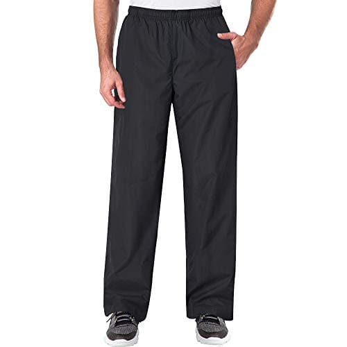 Noverlife Professional Pet Groomer Trousers, XL Size, Splash Proof Anti-Static Pet Beautician Trousers with 2 Pockets, Lightweight Unisex Grooming Black Pants for Pet Shop, Breathable Chef Work Pants