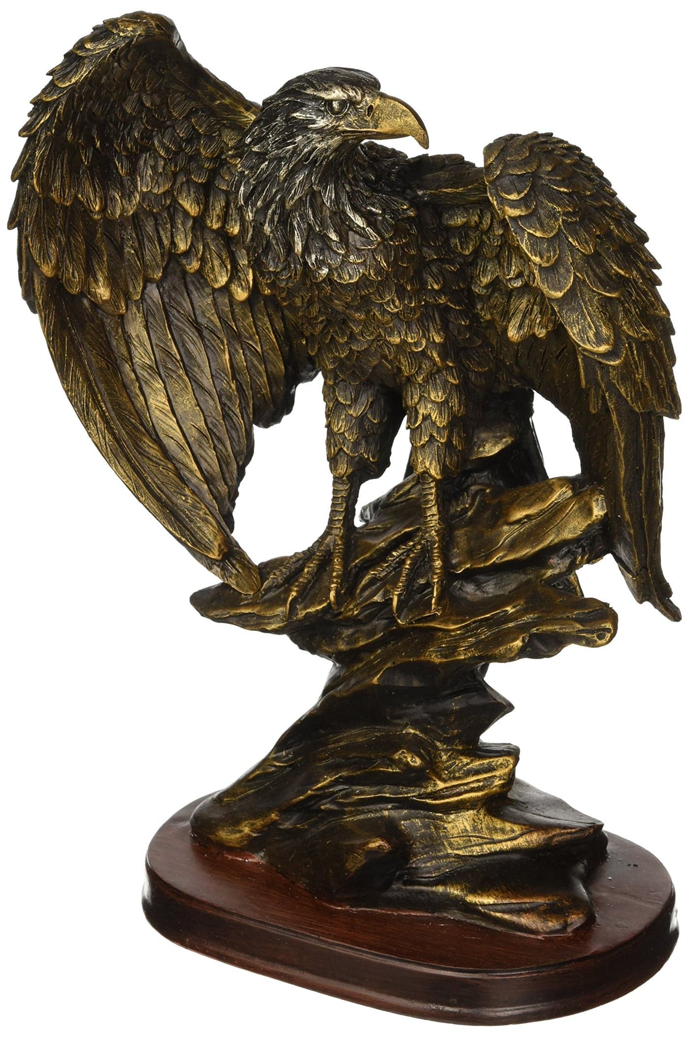 StealStreet SS-UG-PY-4751 Bronzed Paint Eagle Collectible Decoration Bird Figurine Statue