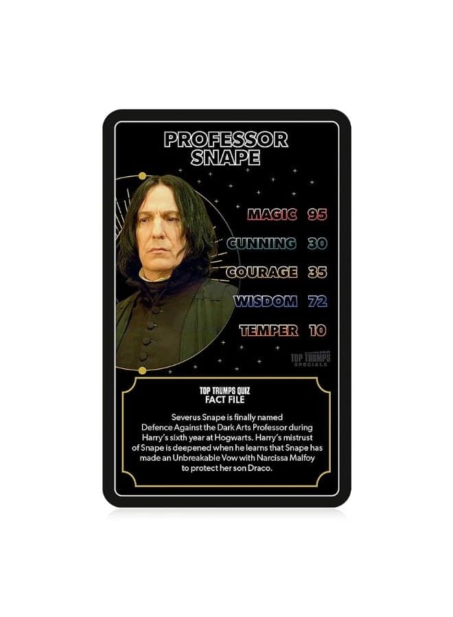 Top Trumps Card Game Harry Potter Hogwards Family Games for Kids and Adults Learning Games Kids Card Games for 2 Players and More Kid War Games Card Wars for 6 Plus Kids