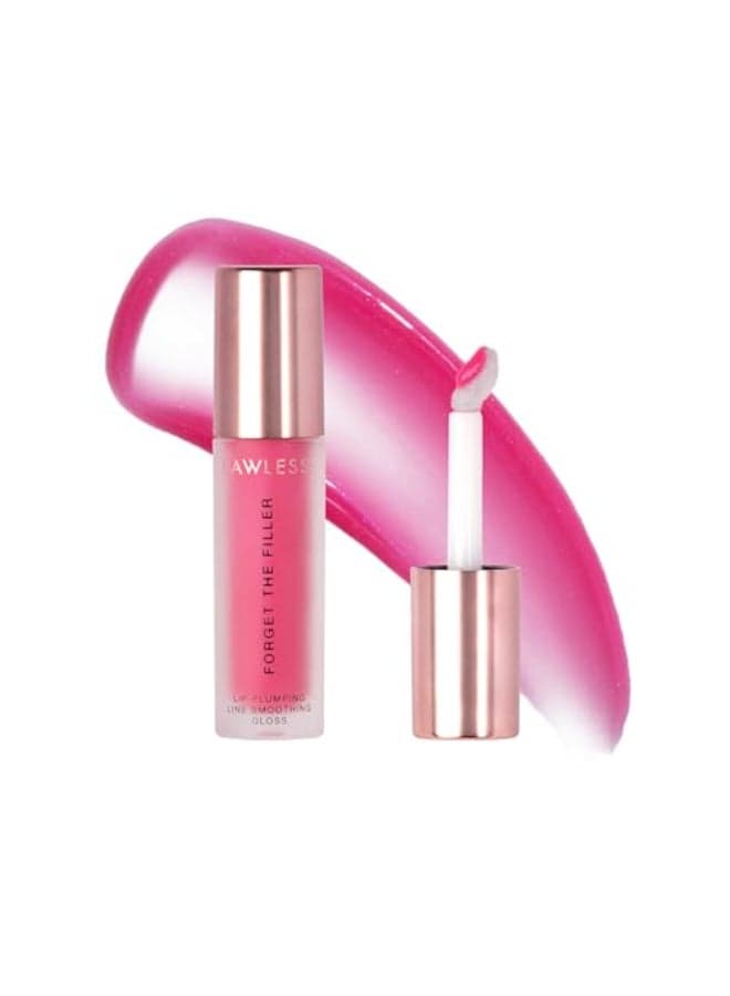 Lawless Womens Forget The Filler Lip Plumper Line Gloss Juicy Watermelon Pink 011 Fl Oz Pack of 1
