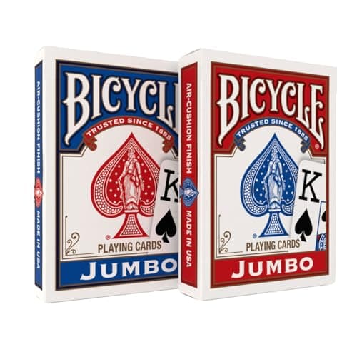 Springbok Bicycle Poker Size Jumbo Index Playing Cards Colors May Vary