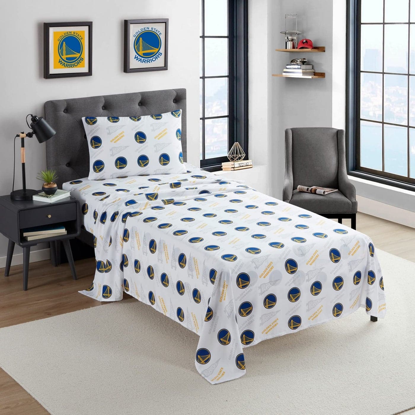 NORTHWEST NBA Golden State Warriors Sheet Set Full