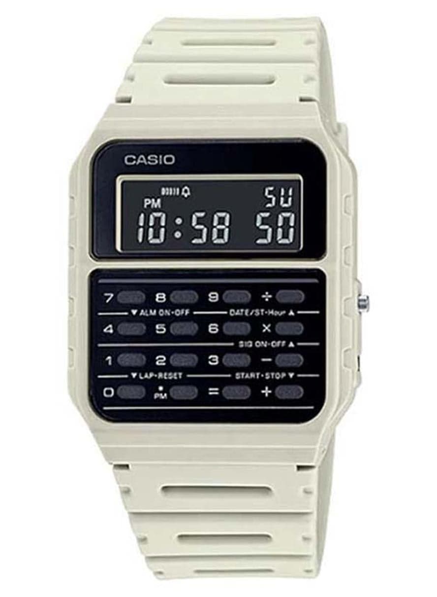 Unisex Resin Digital Watch CA-53WF-8BDF White