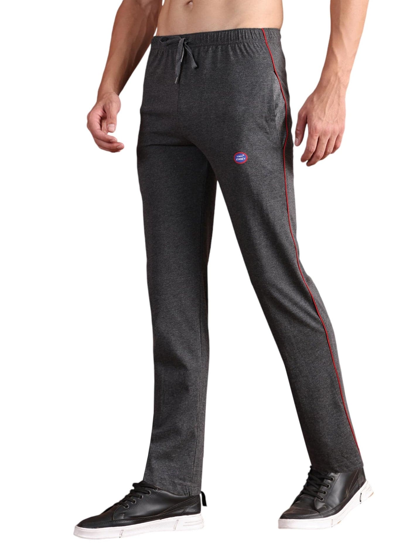 Mack JONNEY Men Regular Fit Trackpants Grey X-Large Pack of 1-DD1ANTHRA-XL | Rise Style: Mid Rise