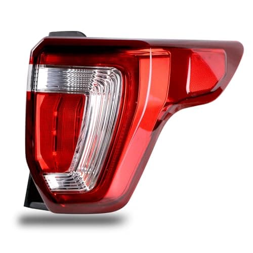 Lathsy Tail Light Compatible With 2016 2017 2018 2019 Ford Explorer Right Passenger Side LED Taillight with Harness and Bulbs Replace FB5Z13404A