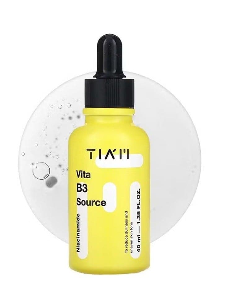 Vita B3 Source, Niacinamide Face Serum, Concentrated Face Serum, 10% Niacinamide Glow Serum with 2% Arbutin for Radiant & Balanced Skin, Vegan Skin Care, 40ml