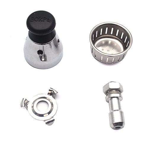 S SYDIEN Pressure Cooker Relief Jigger Valve 1Pc, Universal Pressure Cooker Jigger Valve with Exhaust Rod, Whistle for Weight Pressures Control 80KPA Safety Regulator, Anti-clog Design