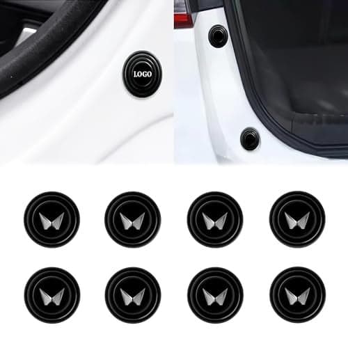 Kidoca 8Pcs Car Door Shock Absorber Guard Protector Rubber Pads Innovative Auto Gadgets Compatible for Scorpio, XUV 300/400/ 500/700/ 3XO/ 7XO, Bolero, Marazzo, KUV 100, Xylo, XES 9S, BE6, BE9