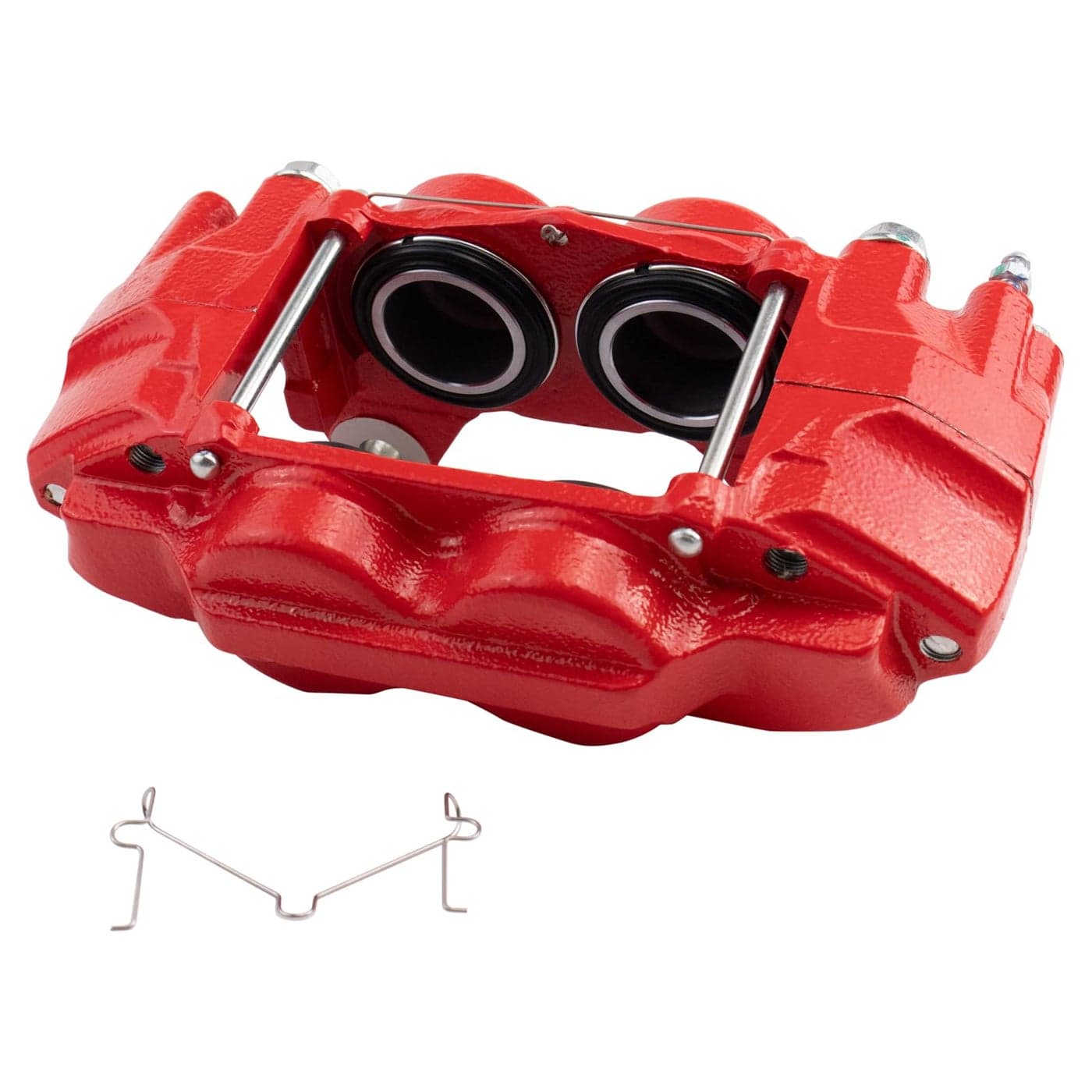 TRQ Front Right Brake Caliper Performance Red Passenger Side Compatible with 20102022 Lexus GX460 20102015 Toyota 4Runner