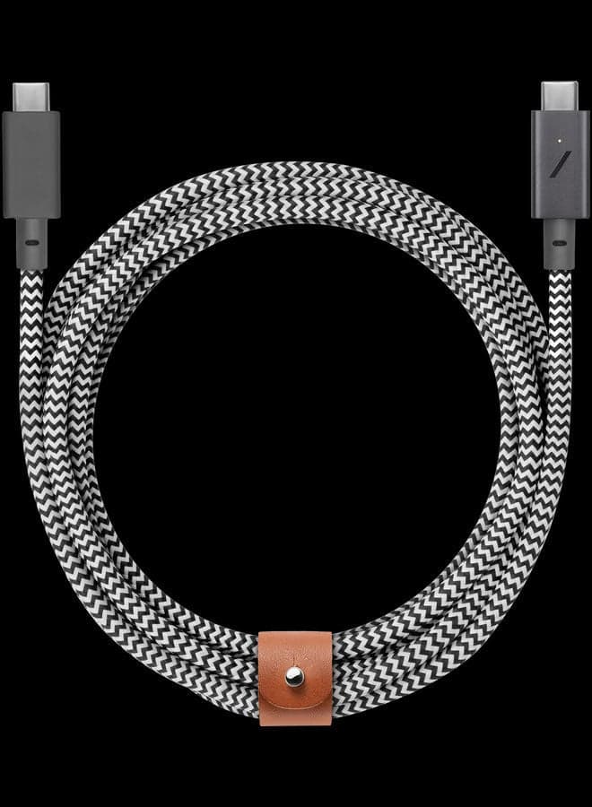 Belt Pro USB-C Charging Cable White/Black