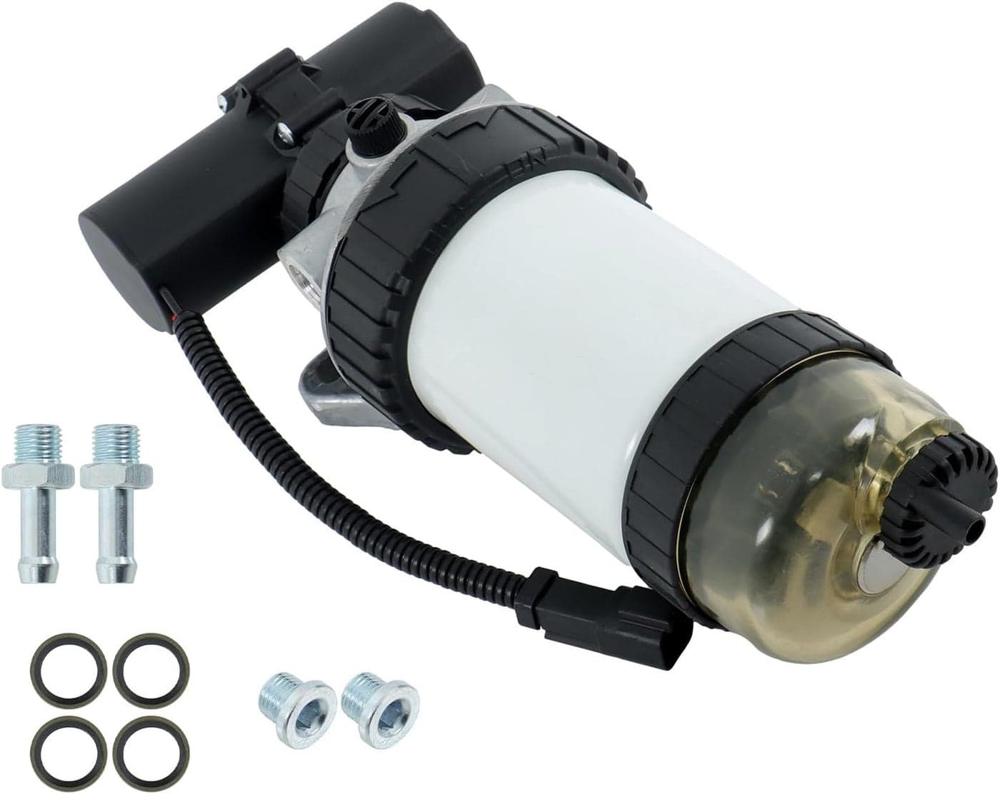 WFLNHB Fuel Pump and Filter Assembly for JCB DieselMax and CAT Loaders
