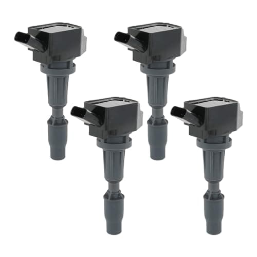 DICMIC Set of 4 Ignition Coil Pack Compatible with Hyundai Sonata Santa Fe Tucson Kia Optima Sorento Sportage Stinger Genesis G70 L4 20L Replace UF764 273002GGA0 GN10730 C988 E1264 IC871
