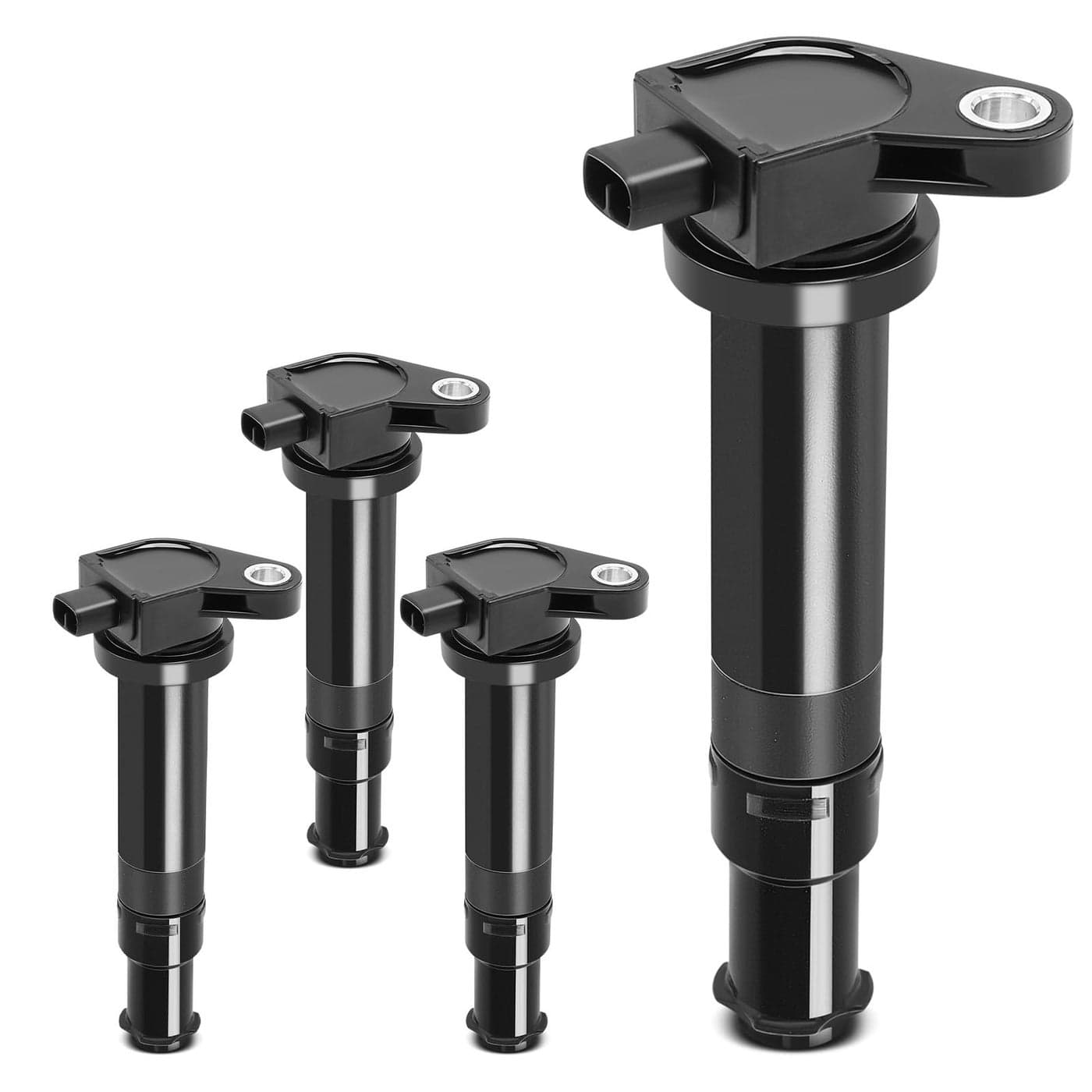 Set of 4 Ignition Coils Pack for 20062011 Hyundai Accent Kia Rio Rio5 I4 16L