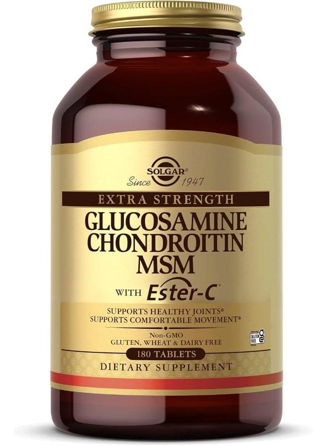 Glucosamine Chondroitin MSM with Ester-C, 180 Tablets