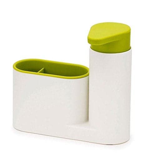 GTC® Plastic Self Sink Drainer Dishwasher Sanitizer Liquid Dispenser and Sponge Holder (IT N - 760-2) Green