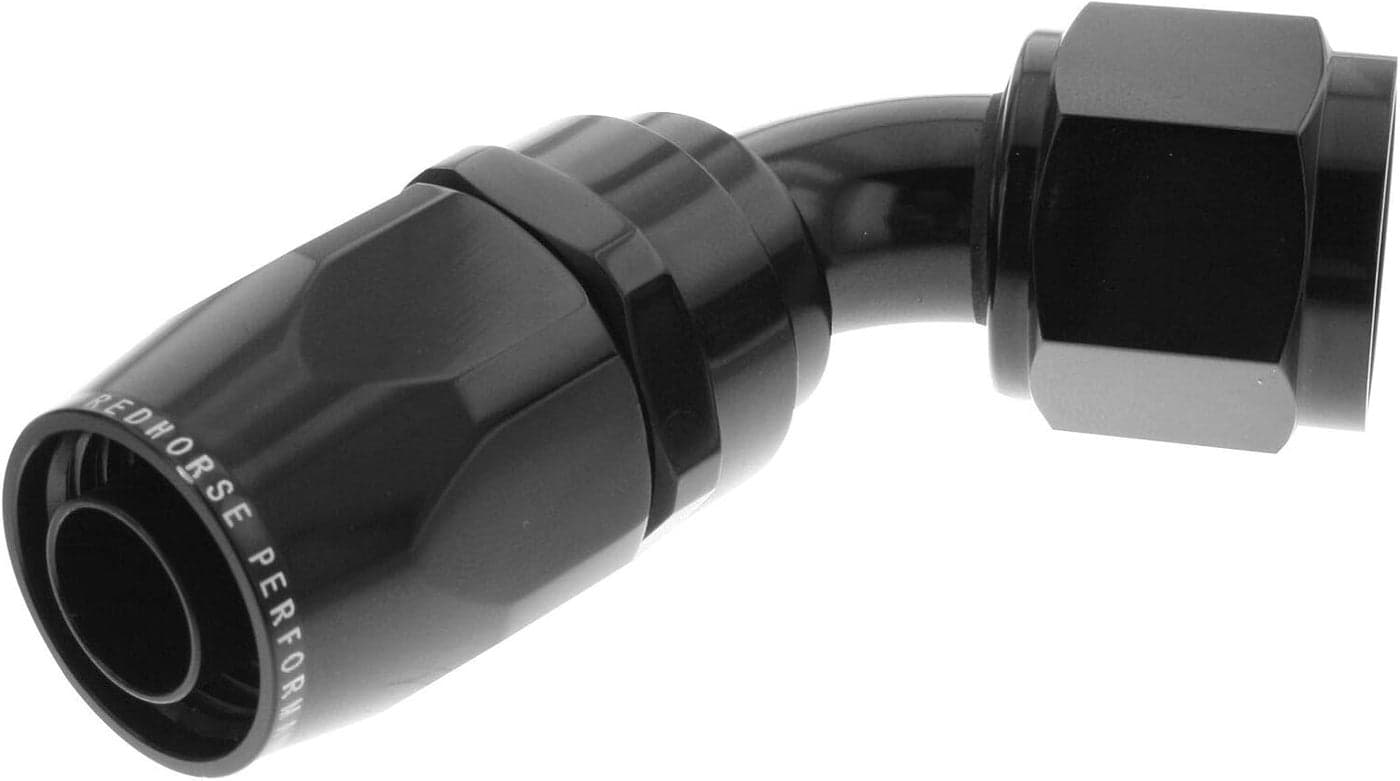 Redhorse Performance 1060-12-2 Black Aluminum Hose End