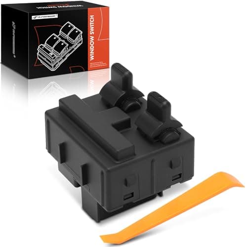 A-Premium Power Window Switch Compatible with Jeep JK Series Wrangler 2007 2008 2009 2010, Only fit 2 Door, Front Driver or Passenger Side