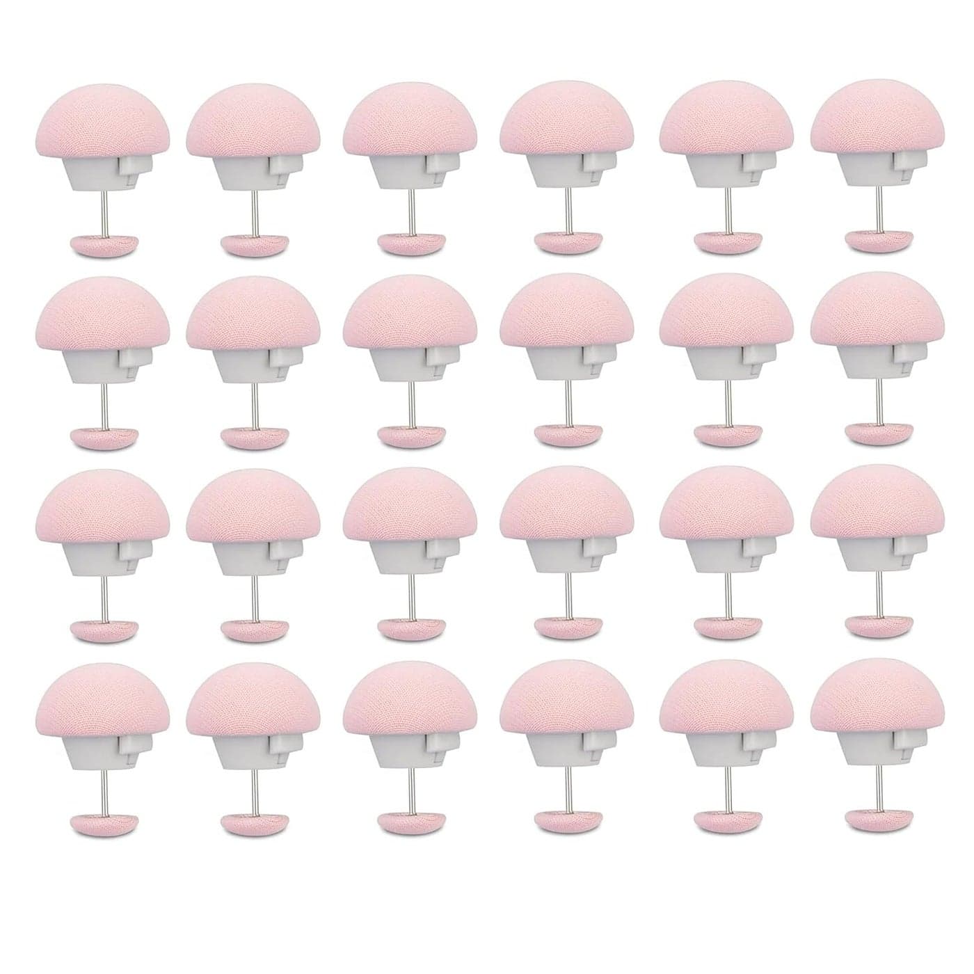 WINDKART MushroomShaped Duvet Clips NonSlip Unbreakable Quilt Holder Fasteners RustProof Duvet Cover Fixtures for Comforters 24 Pink