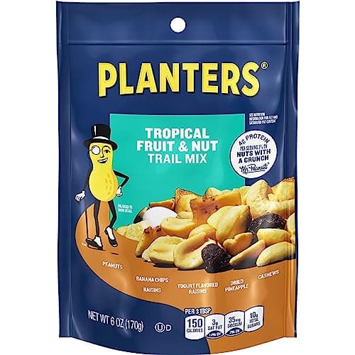 Planters Tropical Fruit Nuts Trail Mix 6 Oz