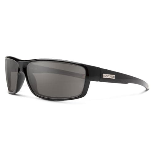 Suncloud Voucher Polarized Sunglasses, Black Frame, Gray Lens