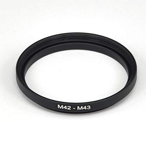 Metal M42 to M43 Male to Female 42mm to 43mm M42-M43 Step-Up Coupling Ring Adapter for Lens Filter Telescope