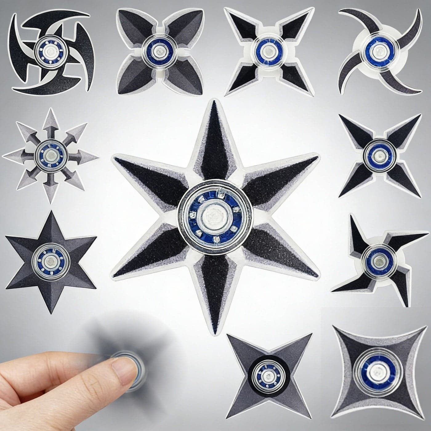 10 Pack Mini Ninja Fidget Toy - Stress Relief & Party Favors