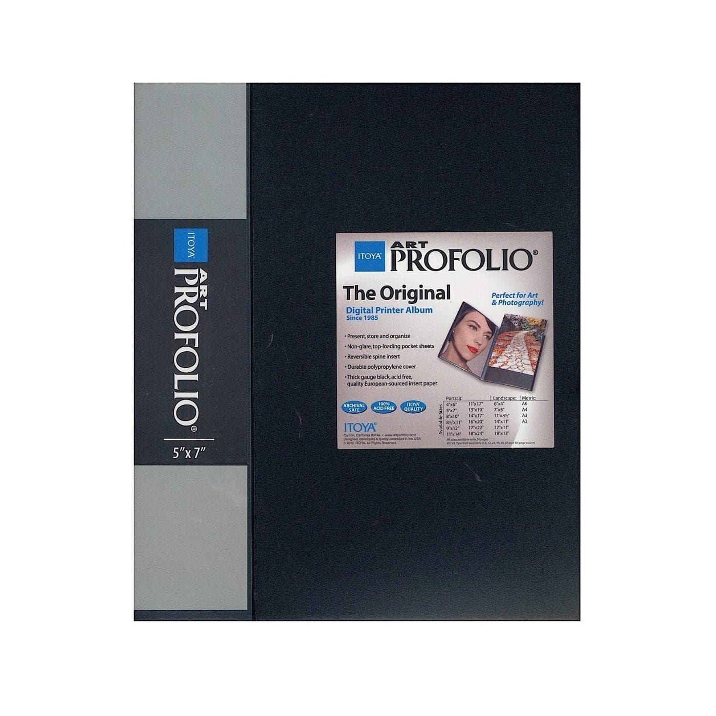 PROFOLIO ITOYA of America IA1216 Art 16X20 Art Size Black