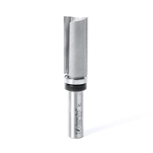 Amana Tool 45465 Carbide Tipped Flush Trim Plunge Template Router Bit 3/4 Dia x 1-3/4 x 1/2 Inch Shank with Upper Ball Bearing