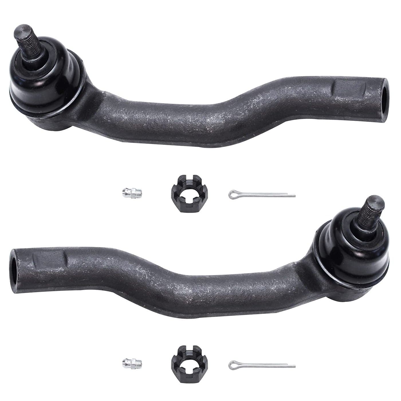 Detroit Axle Front Outer Tie Rods for 20072014 Ford Edge 20072015 Lincoln MKX 2 Outer Tie Rod End Links 2008 2009 2010 2011 2012 2013 Replacement