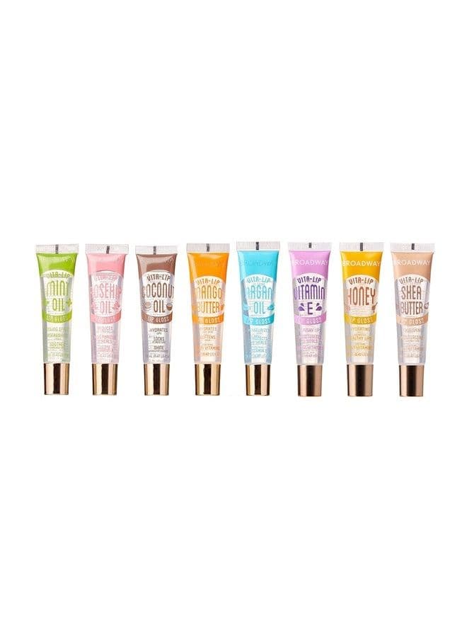 Broadway Vita-Lip Clear Lip Gloss 0.47oz/14ml (8PCS SET)