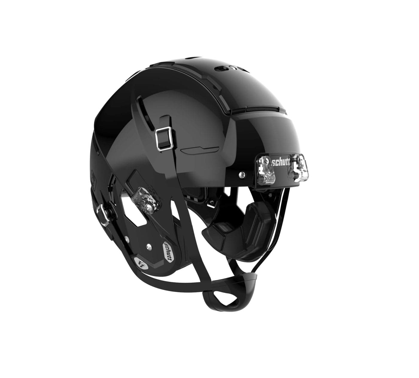 Schutt Sports F7 LX1 Youth Football Helmet Facemask NOT Included Black Medium