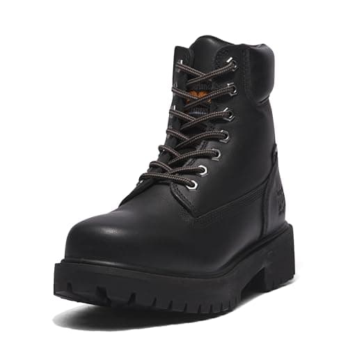 Timberland PRO Men's Direct Attach 6 Inch Soft Toe Insulated Waterproof Industrial Work Boot, Black-2024 NEW,7 M
