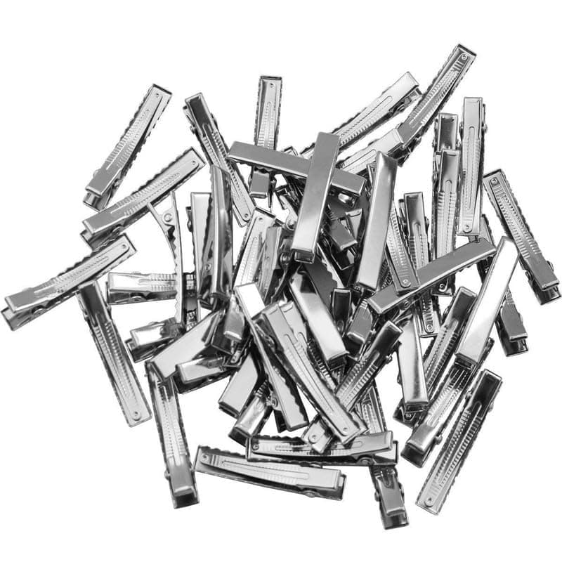 DIY Crafts Pack Of 10 Pcs Size No 7 Hair Clips Single Prong Metal Alligator Clips Hairbow Acce Pack Of 10 Pcs Size No 7