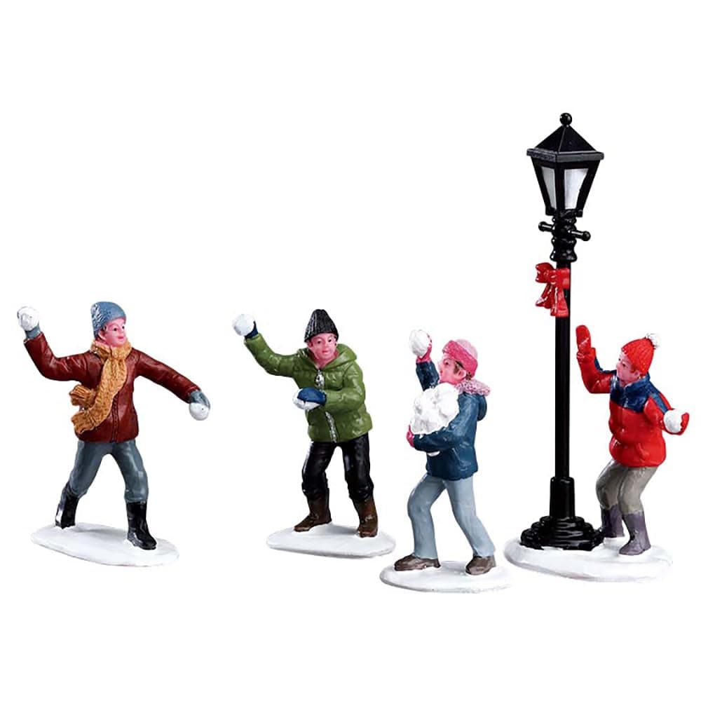 Lemax Christmas Village Snowball Fight Set of 432133