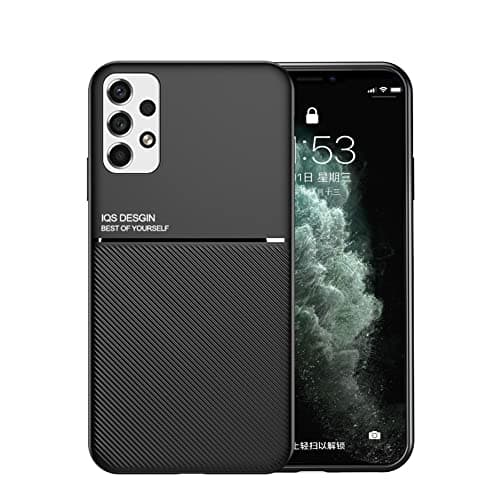 Kepuch Mowen Case for Samsung Galaxy A53 5G - Cover Bumper Built-in Metal Plate for Samsung Galaxy A53 5G - Black